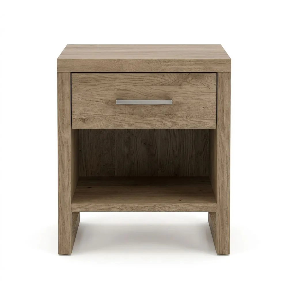 Nachttisch Eichefarben mit Schublade 45x40x60 (Länge x Breite x Höhe) cm