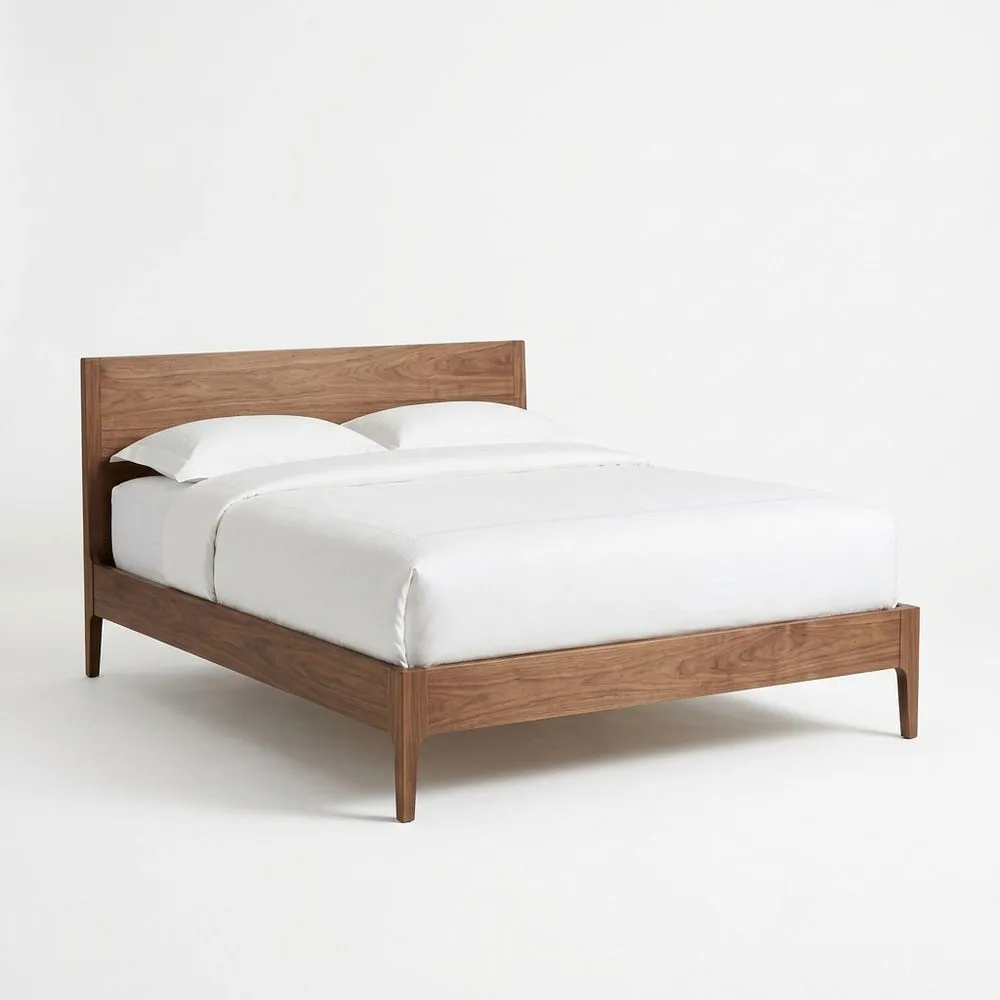 Doppelbett Walnussholz 200x140 (Länge x Breite) cm