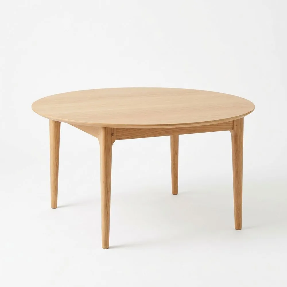 Runder Esstisch Eiche Natur Ø120 cm