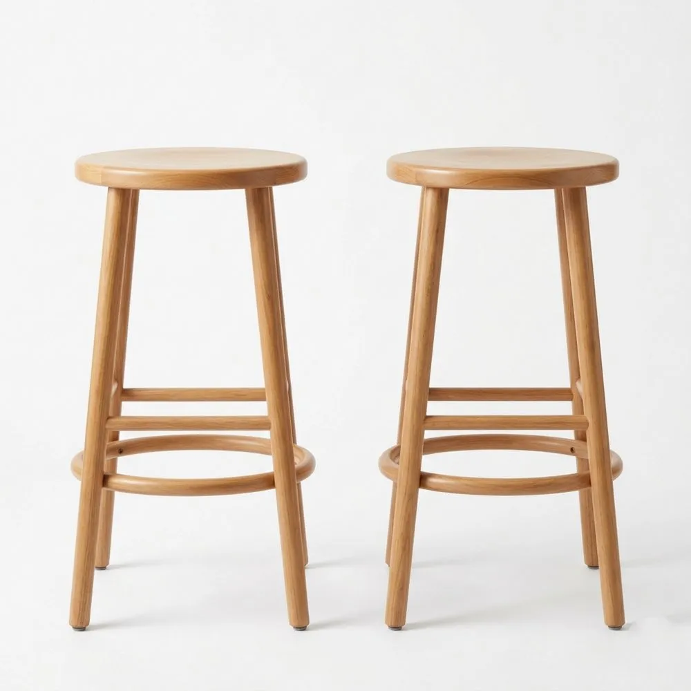 Set di sgabelli in Legno massello Altezza 75 cm TT2079521