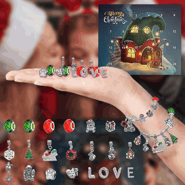 Set di braccialetti per il calendario dell’Avvento natalizio fai da te | ADVENTBRACE