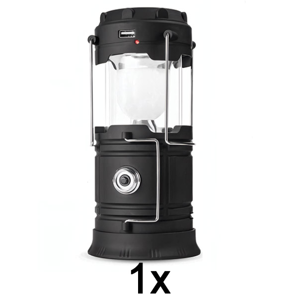 Ηλιακό Επαναφορτιζόμενο Φανάρι Κάμπινγκ + Φακός | CAMPGLO