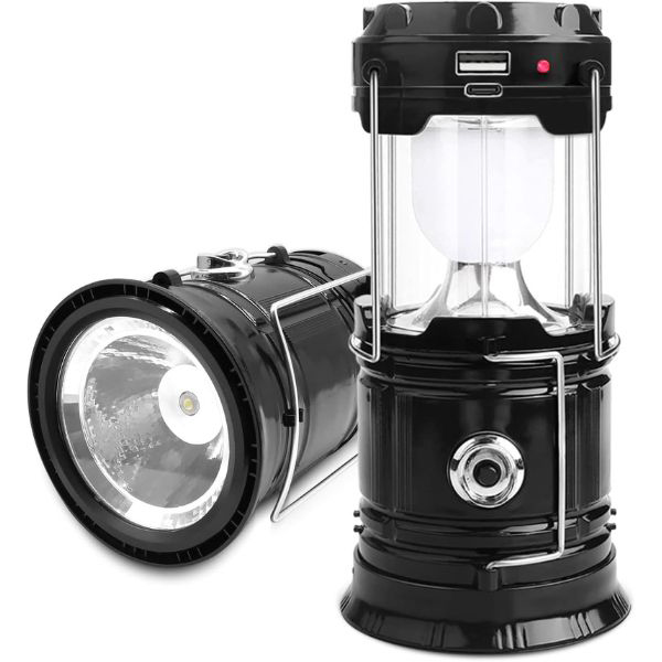 Ηλιακό Επαναφορτιζόμενο Φανάρι Κάμπινγκ + Φακός | CAMPGLO