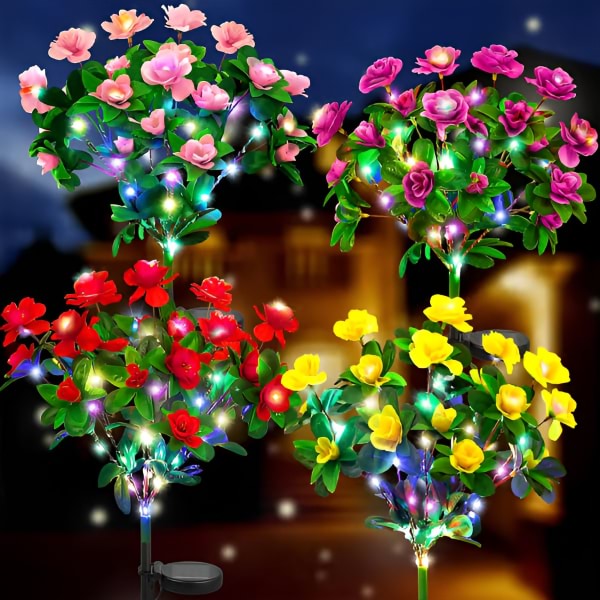Luci solari a forma di fiori | ROSILUME