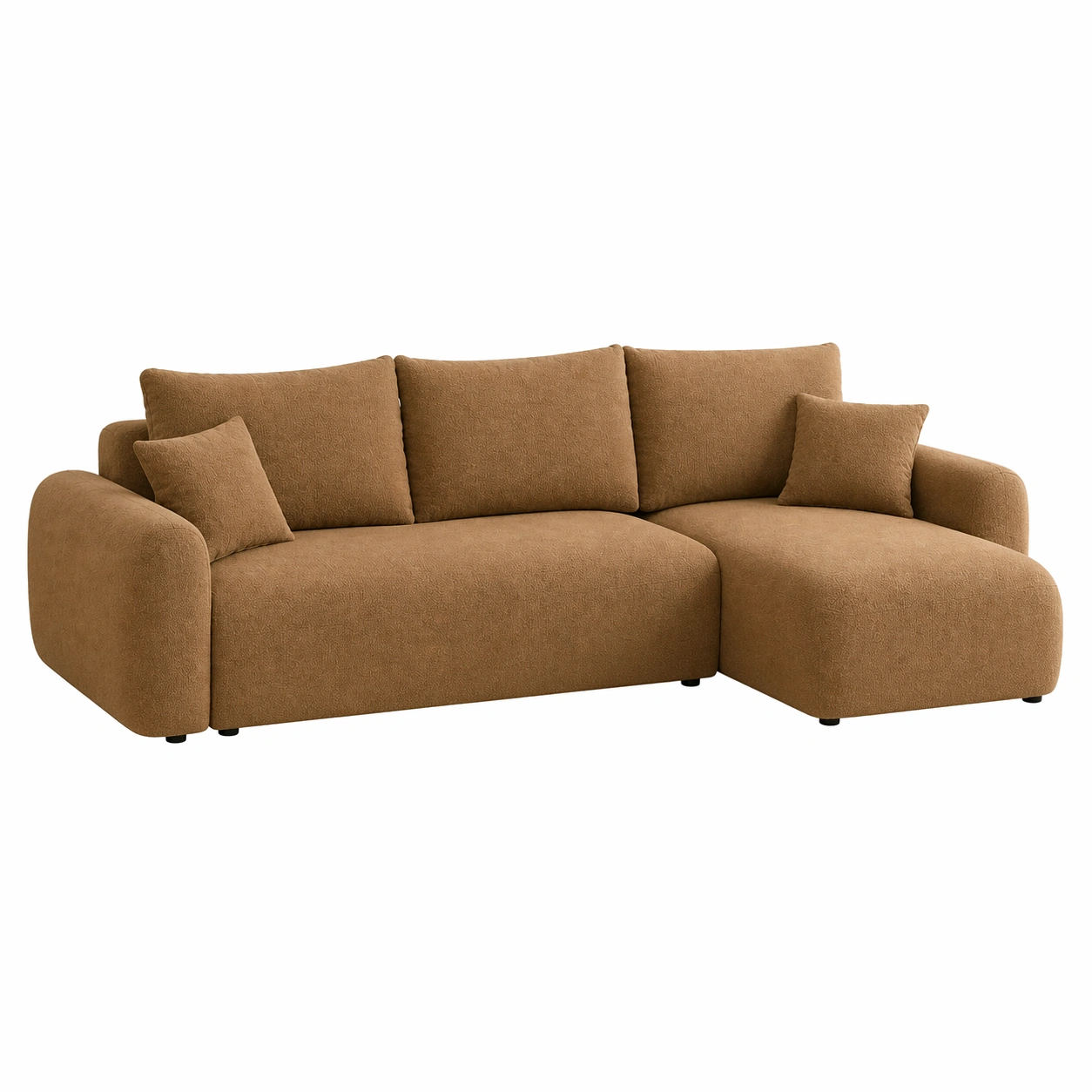 Sofá modular en L de 3 plazas con chaise longue dise?o moderno acolchado compacto-buynovae