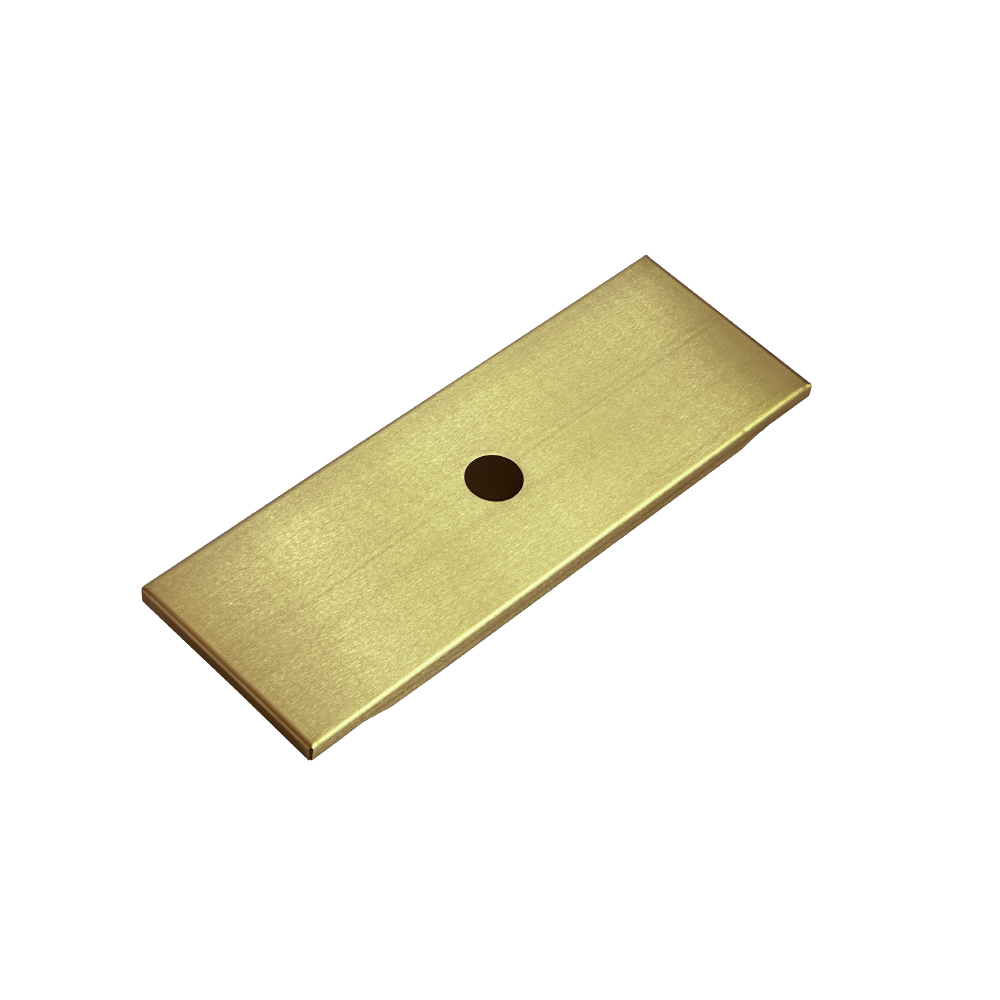 0.5-Unit Perforated Brass Plain Top Board