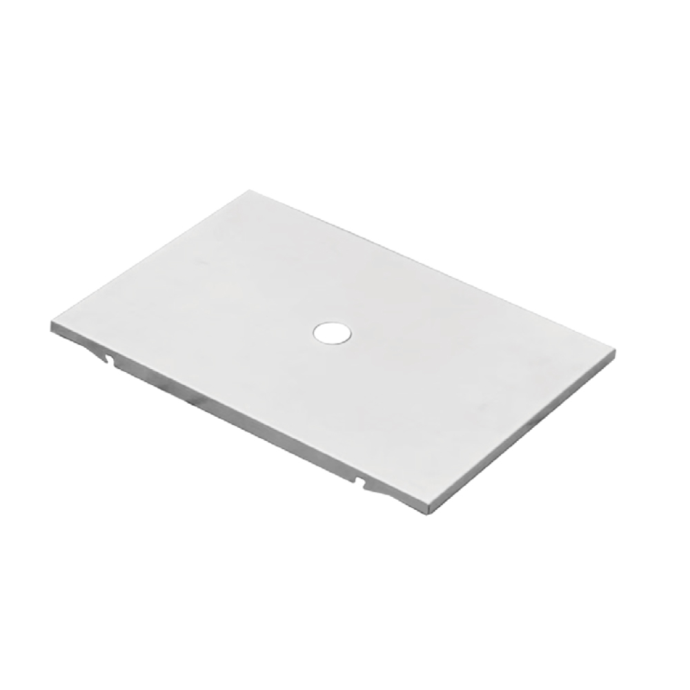 1-Unit Perforated Silver Plain Top Board