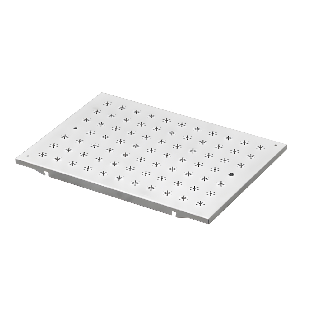 1-Unit Silver Snowflake Pattern Top Board