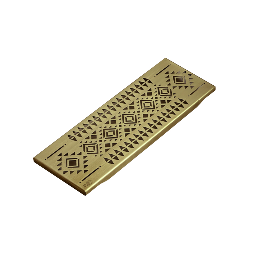 0.5-Unit Brass Totem Pattern Top Board