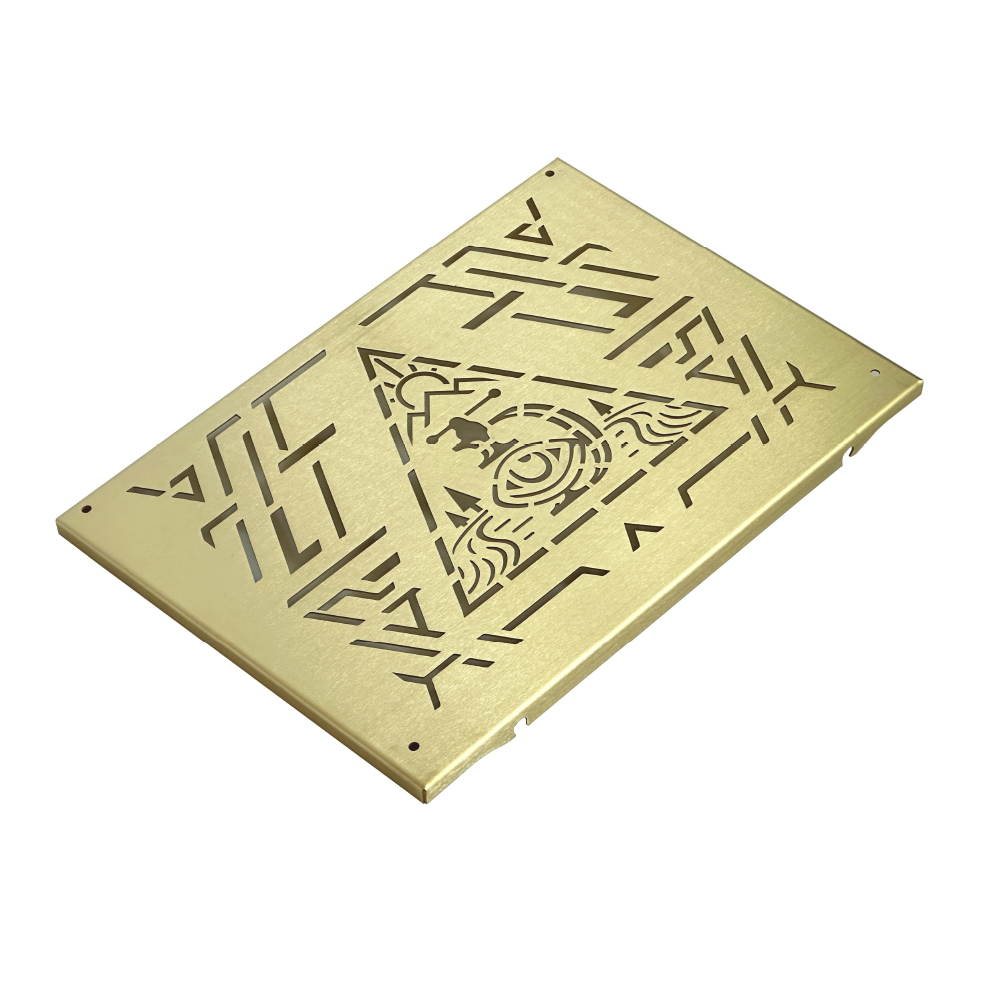 1-Unit Brass Sun Pattern Top Board