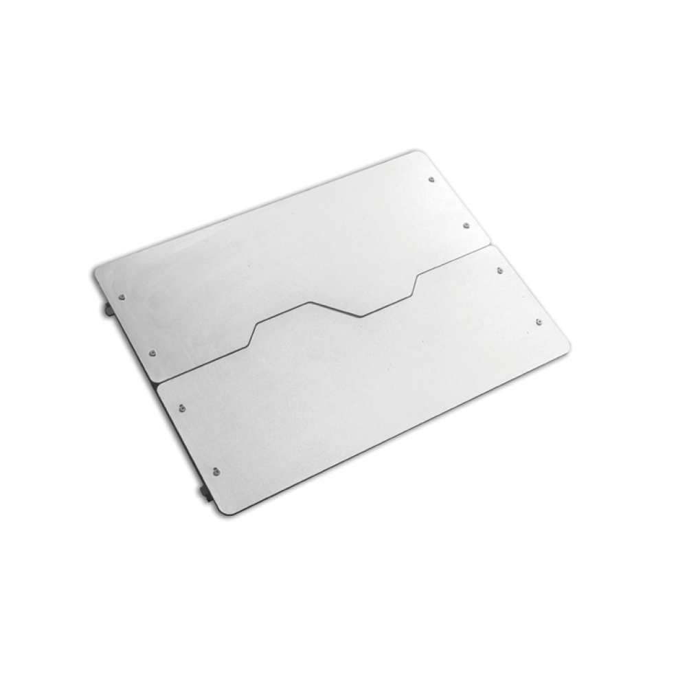 25L Open Box Independent Lid Board, Silver