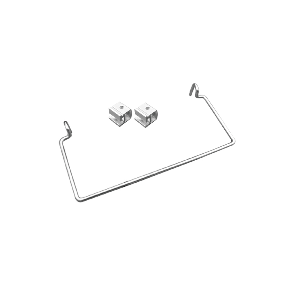 0.5 Unit Storage Box Rack, Silver