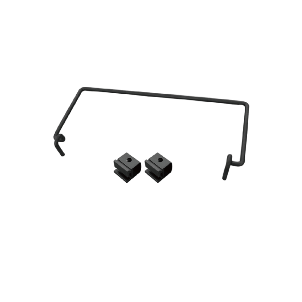 0.5 Unit Storage Box Rack, Black