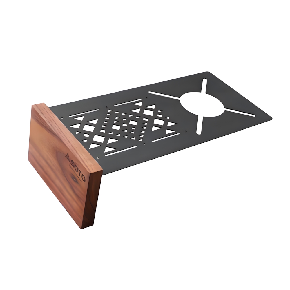 Walnut Spider Stove Top Board Black Totem