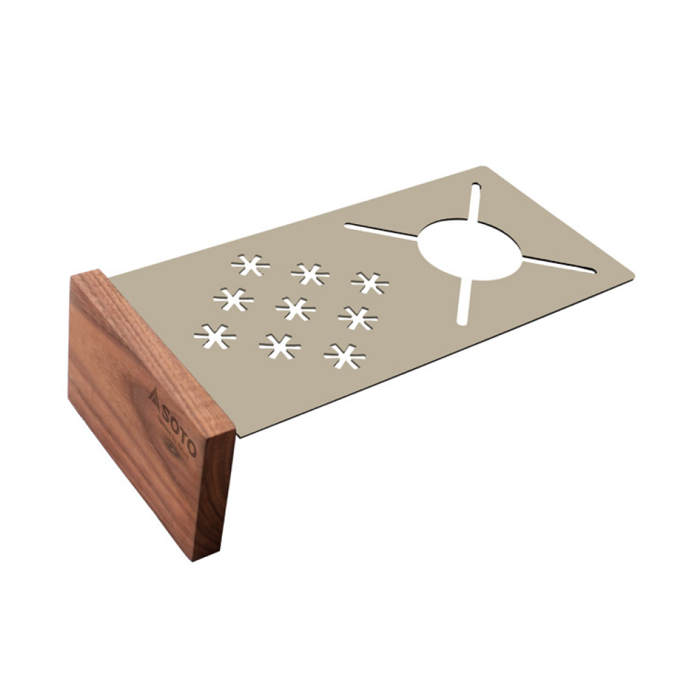 Walnut Spider Stove Top Board Khaki Snowflake