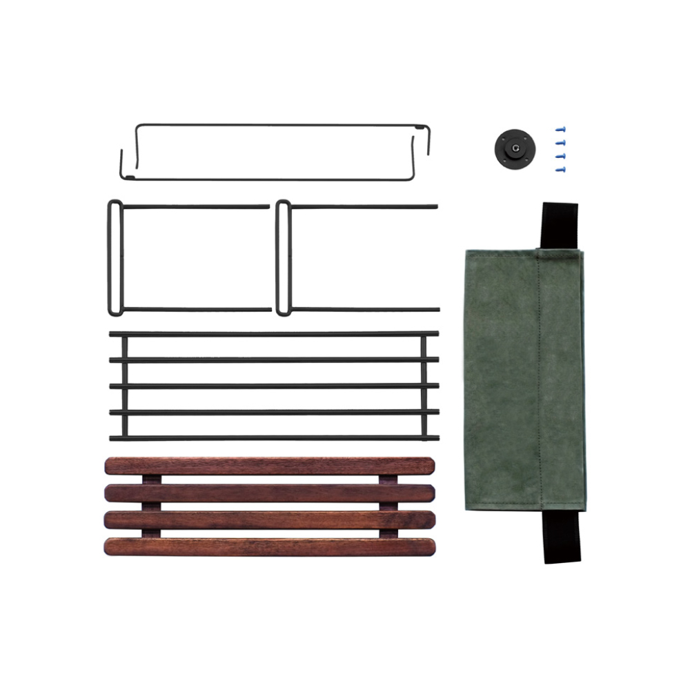 Multi-Function Folding Table Black