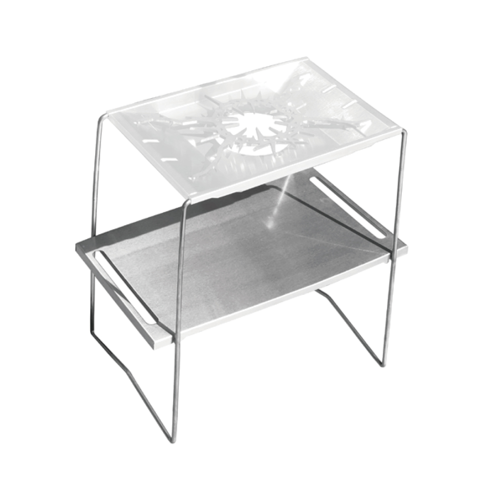 GS450 Double Layer Table Silver