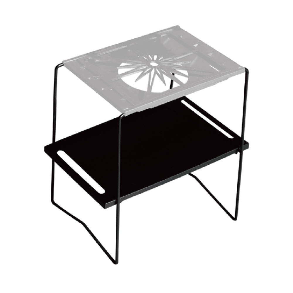 GS450 Double Layer Table Black