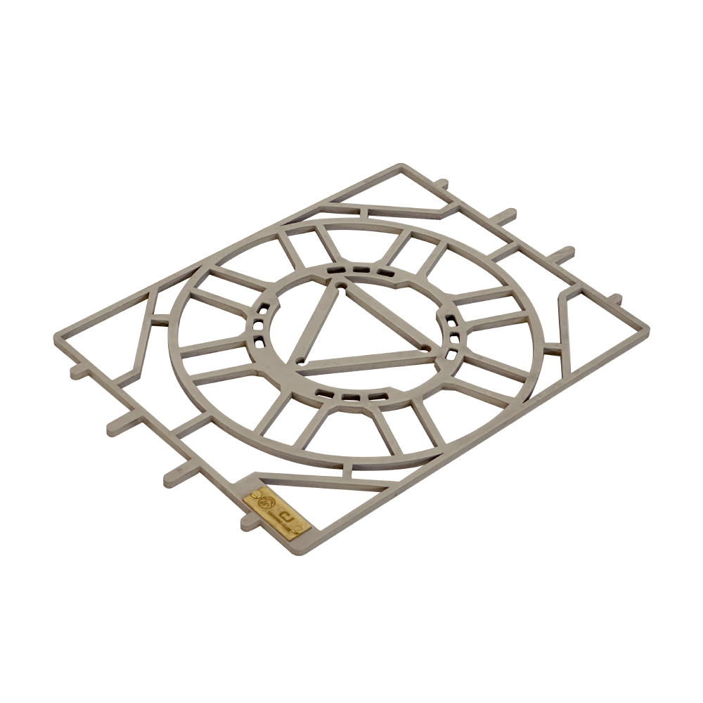 Titanium Stove Shield Universe Pattern