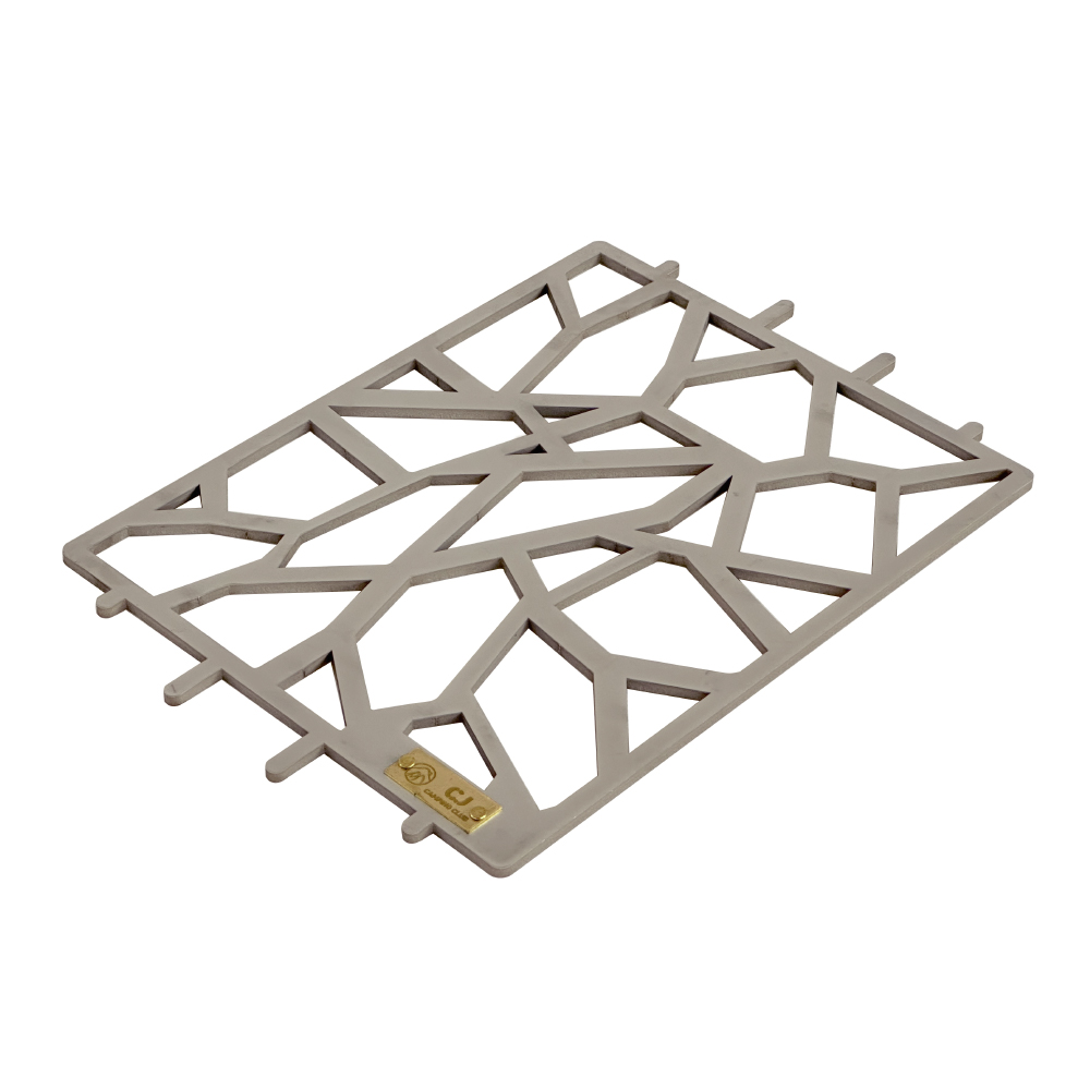Titanium Stove Shield Tree Pattern