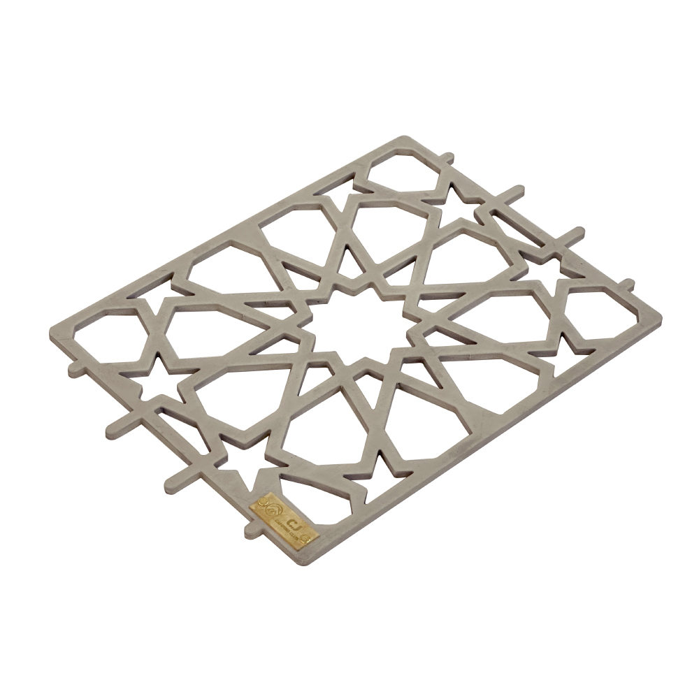 Titanium Stove Shield Star Pattern