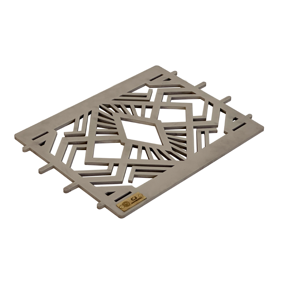 Titanium Stove Shield Totem Pattern