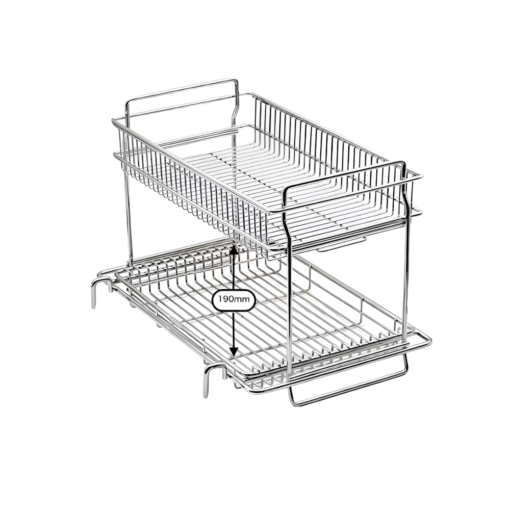 IGT Side Mount Double Layer Drain Basket Insert Shallow