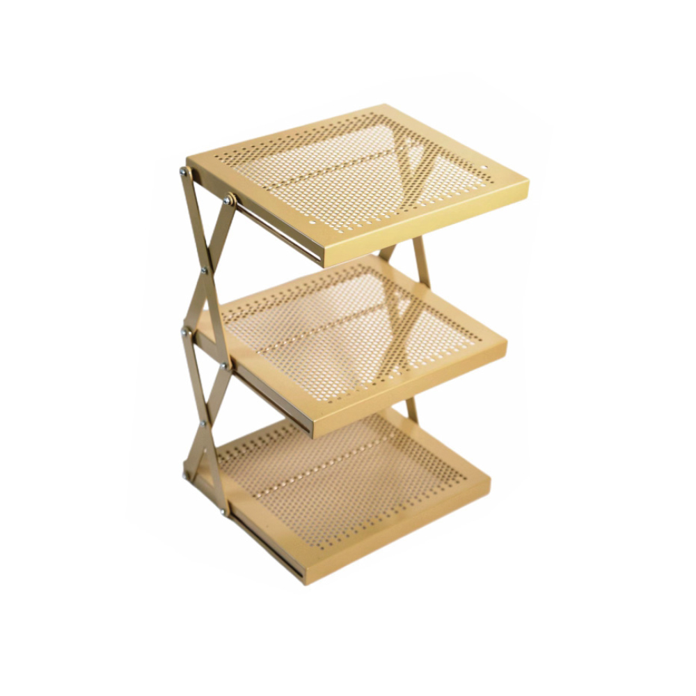 3-Tier Folding Stand, Sand (With Sand Lamp Pole)