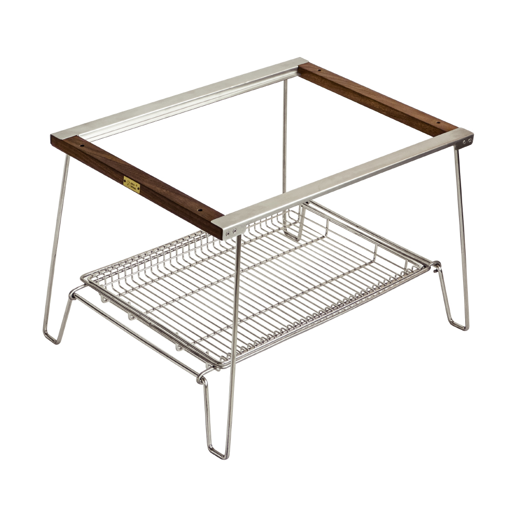 Folding Camping Table Set, 1+2 Unit Interconnectable IGT Frame, Portable Camper Table for Korean BBQ Restaurant & Multi-Function Outdoor Use