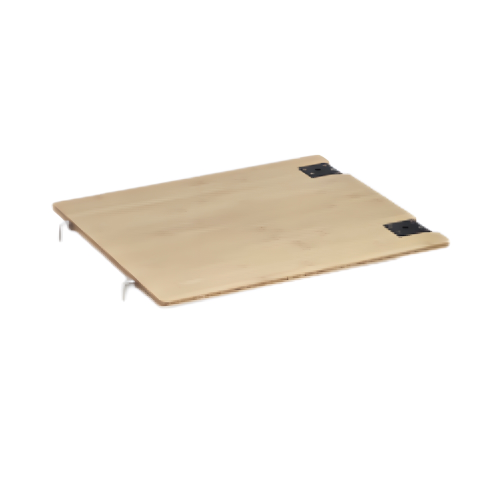 2-Unit Bamboo Wood Extension Top Board Black