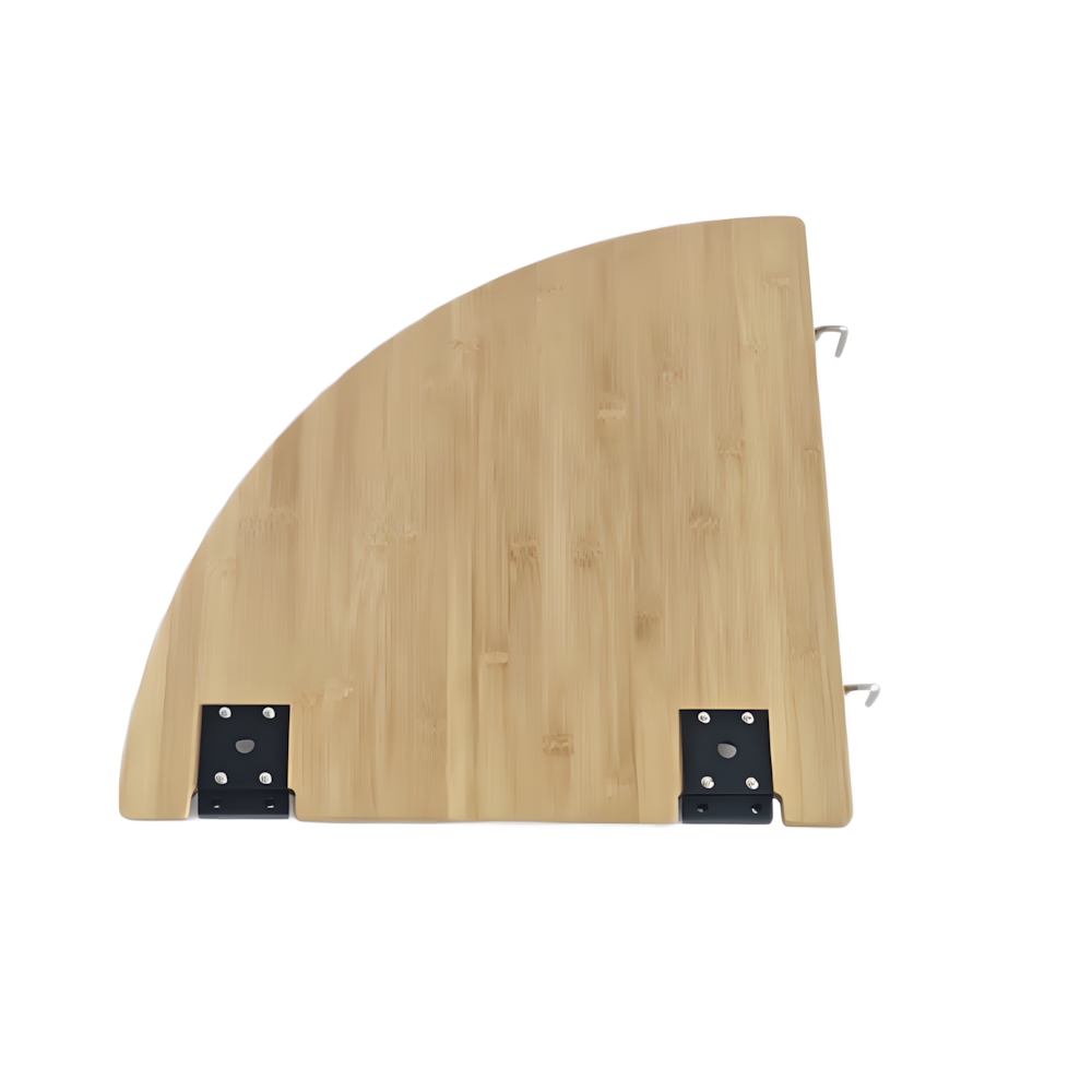 Bamboo Wood Left Corner Top Board Black