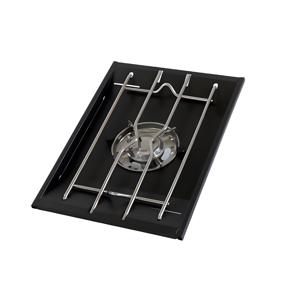 1-Unit Storm Recessed Stove Black
