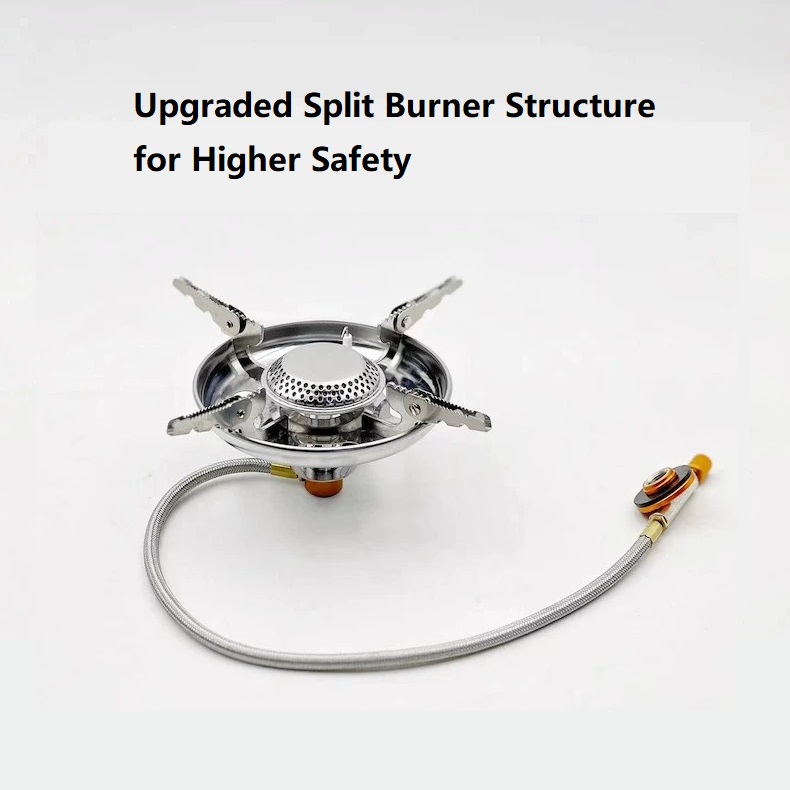 1 Unit 3600W High Power Storm Recessed IGT Gas Burner, Embedded Windproof Portable Camping Stove
