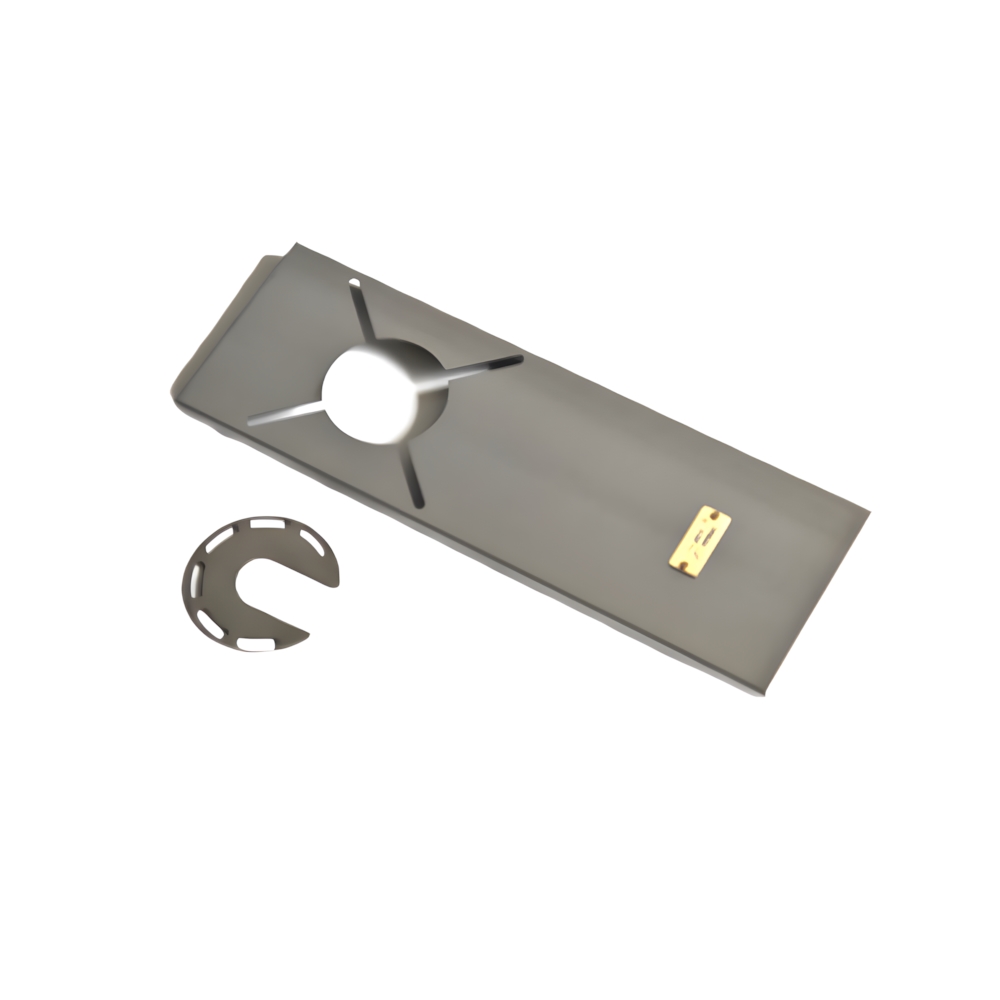 0.5-Unit Spider Top Board Silver Plain Without Handle