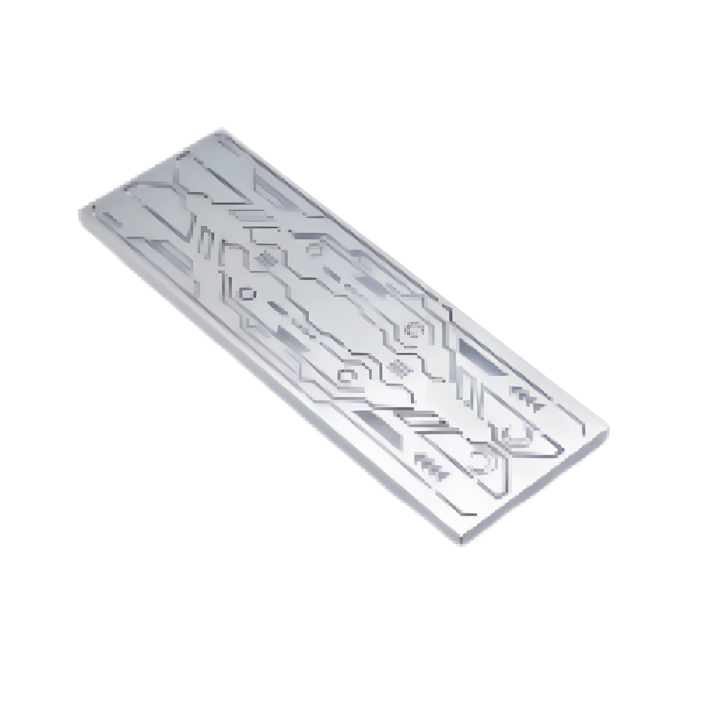 0.5-Unit Silver Matrix Pattern Top Board