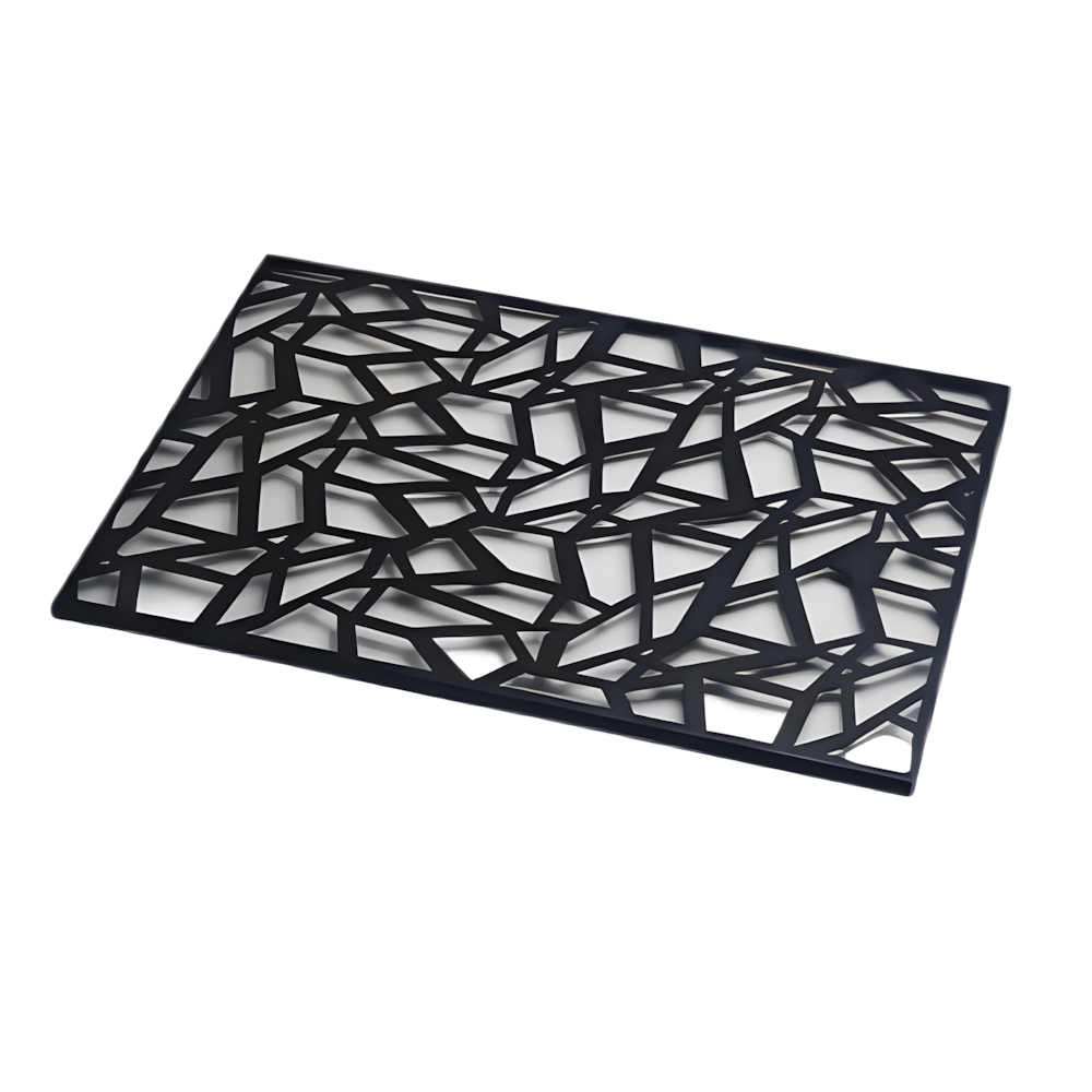 2-Unit Black Tree Pattern Top Board