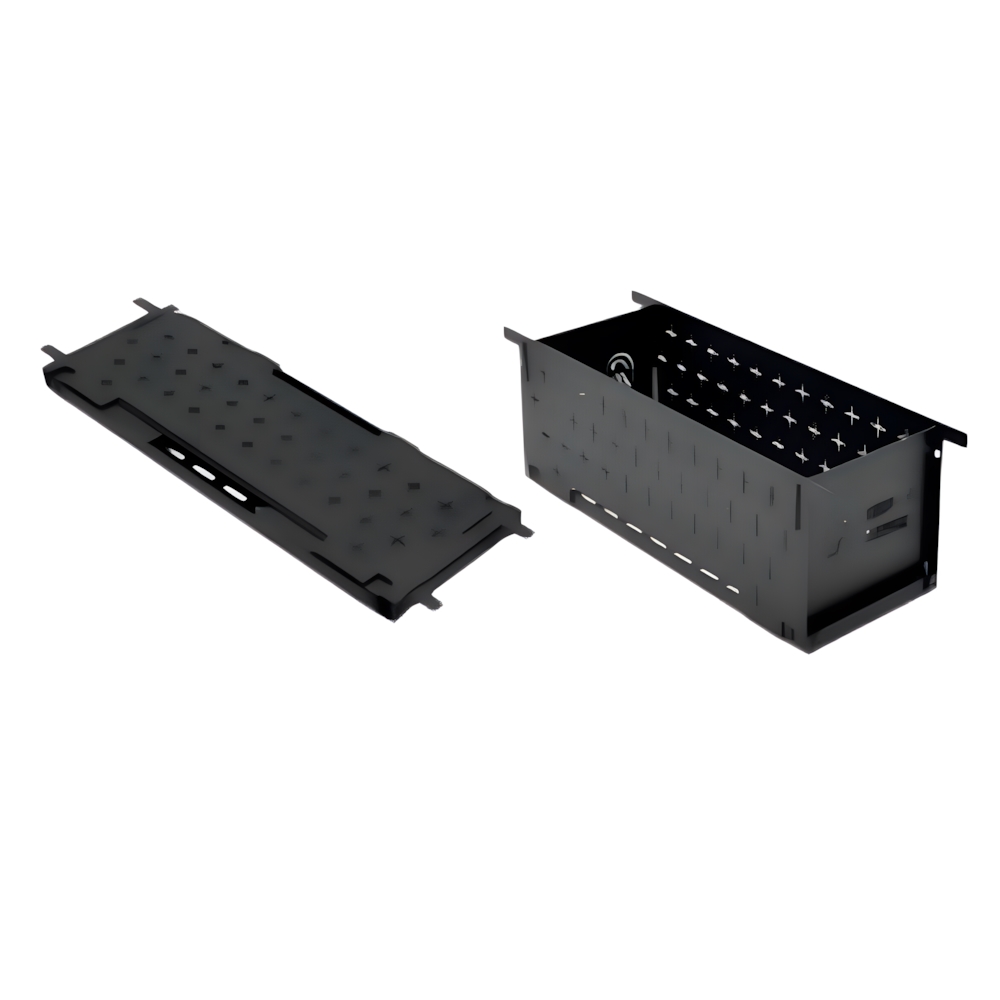 0.5-Unit Folding Storage Box Insert Black