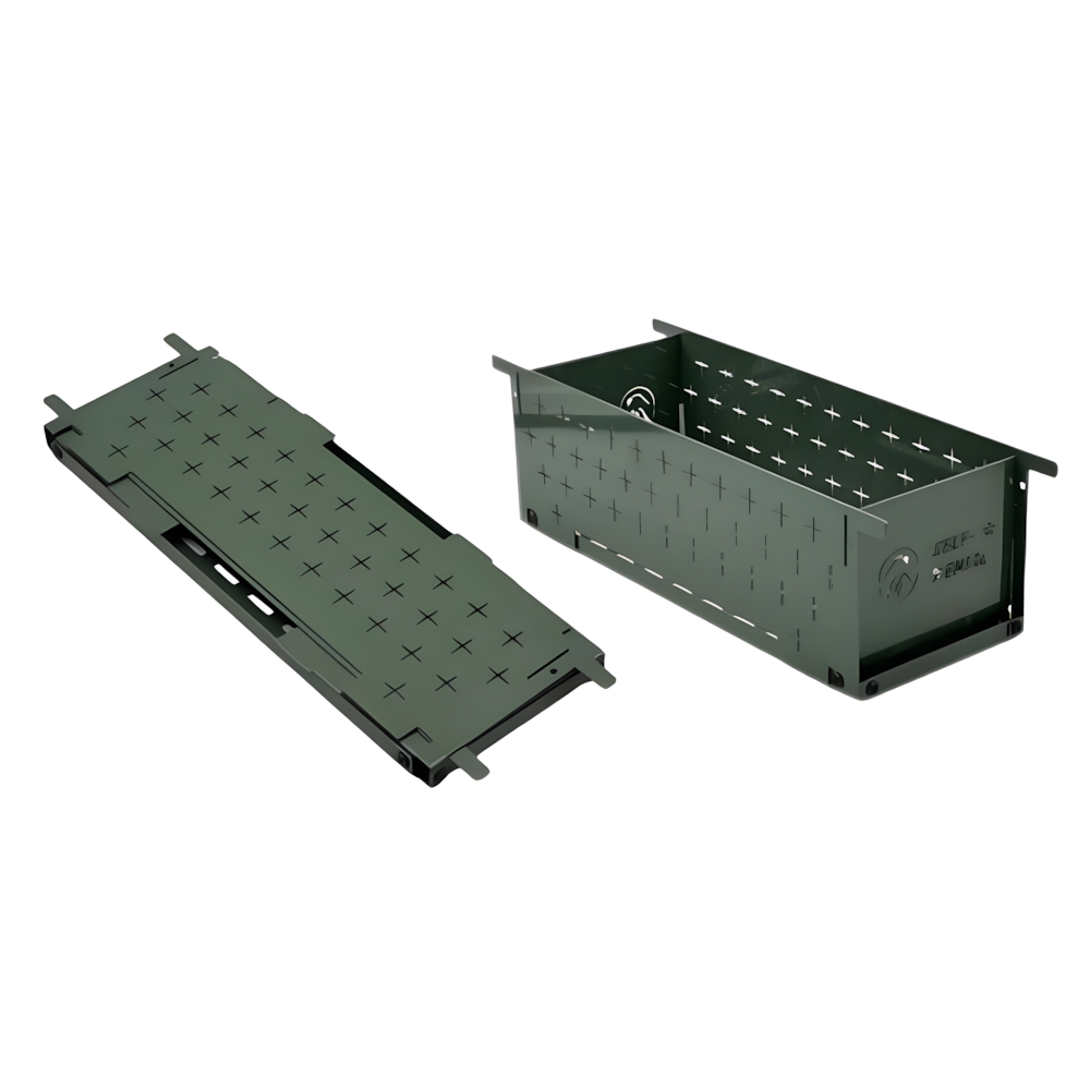 0.5-Unit Folding Storage Box Insert Green