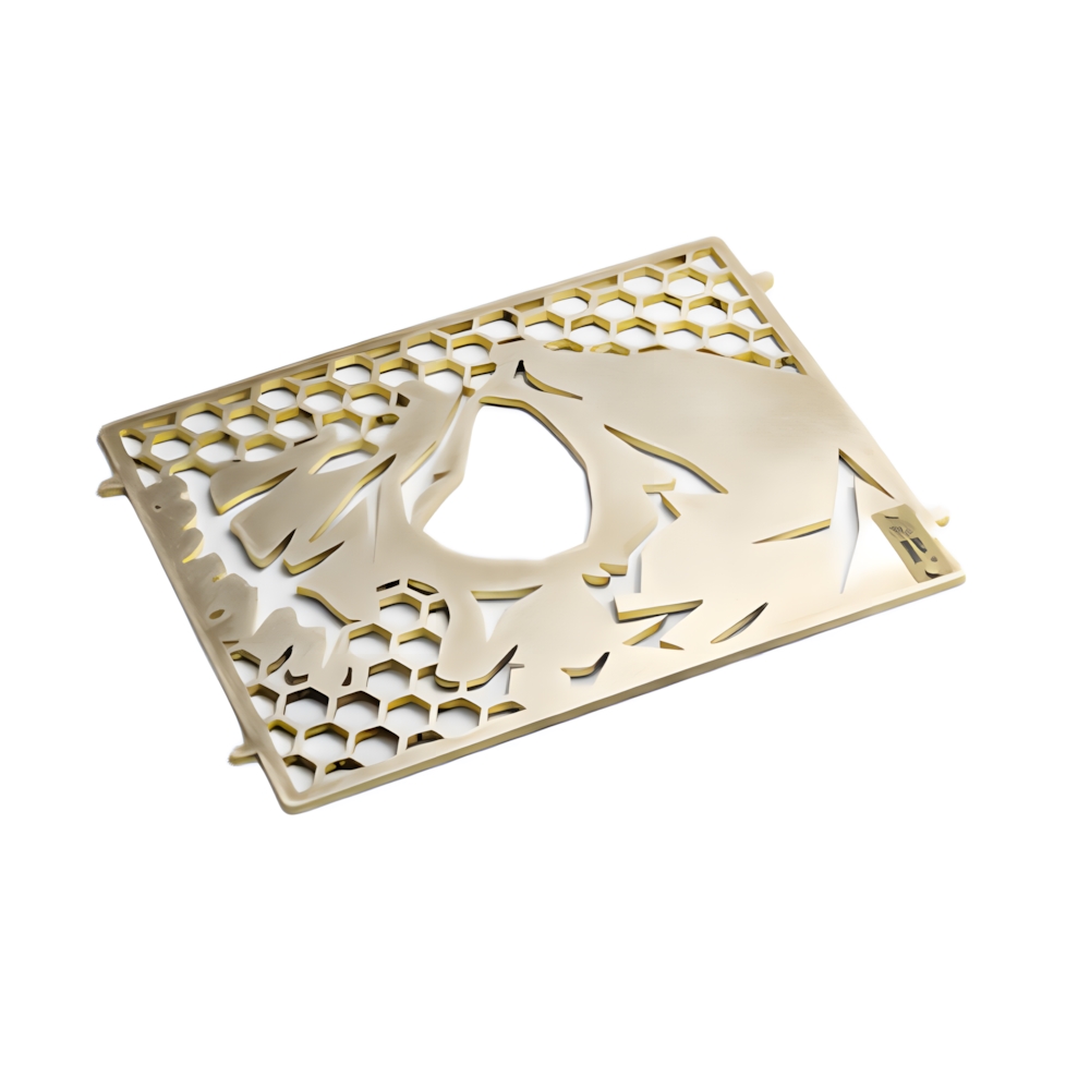 Brass Stove Stand Skull