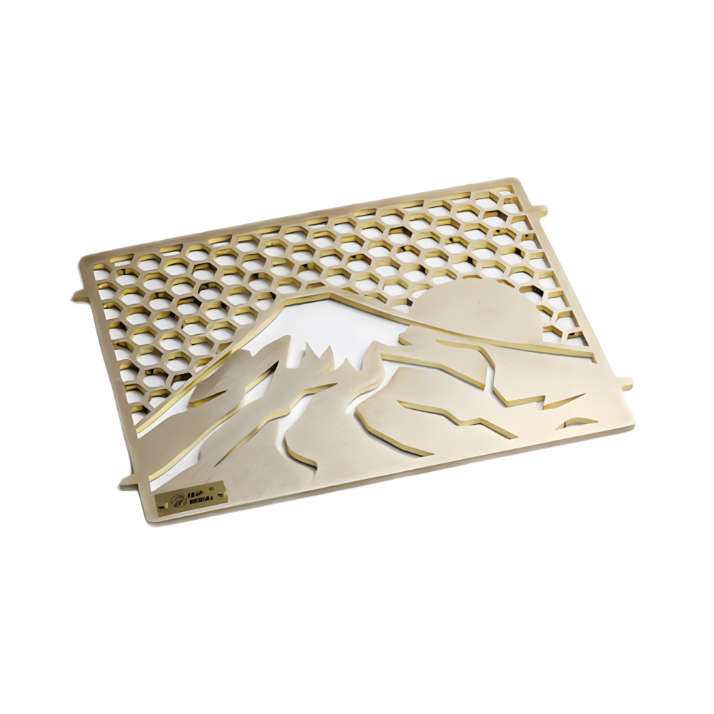 Brass Stove Stand Mt.Fuji