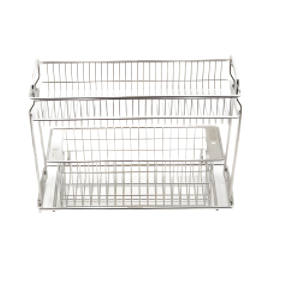 0.5-Unit Double Layer Drain Basket Insert Dark Blue Base
