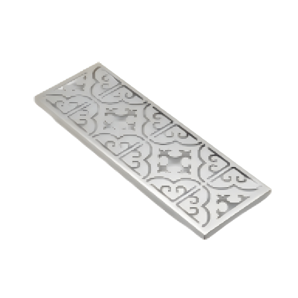 0.5-Unit Silver Retro Crabapple Pattern Top Board
