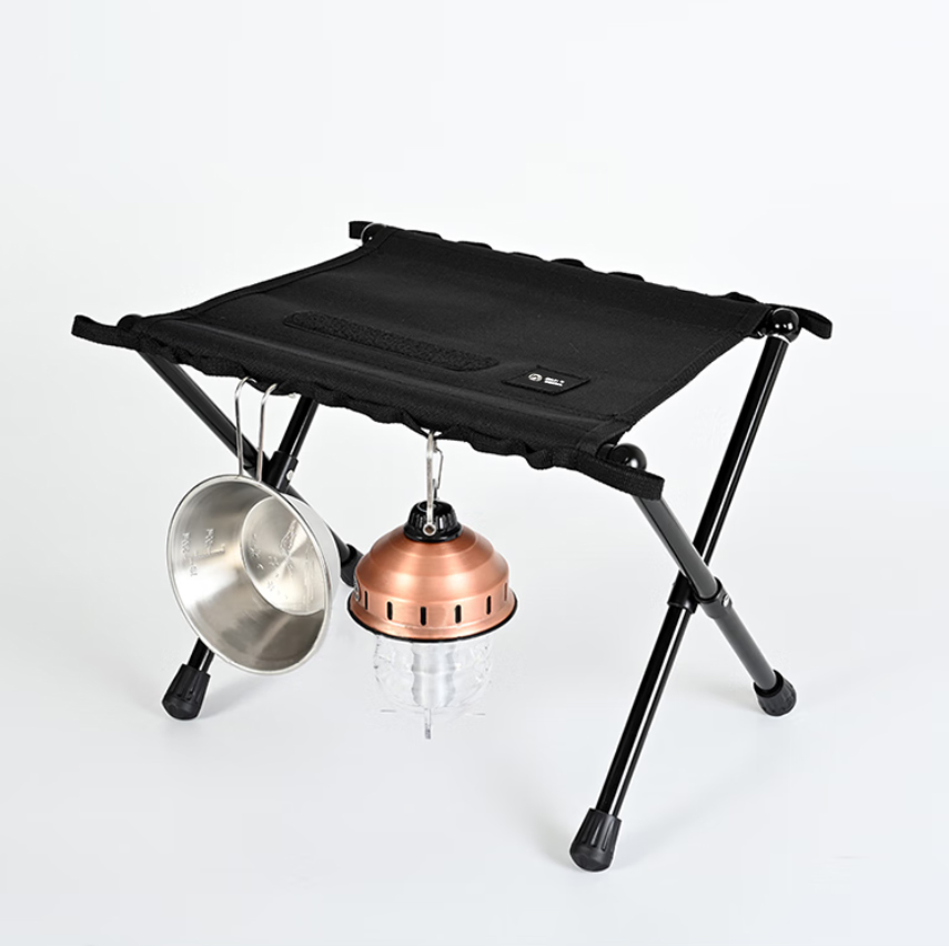 Lightweight Folding Tactical Stool, 7075 Aluminum & 1000D Cordura Fabric, Portable Compact Outdoor Stool for Camping, Fishing, Hiking, BBQ