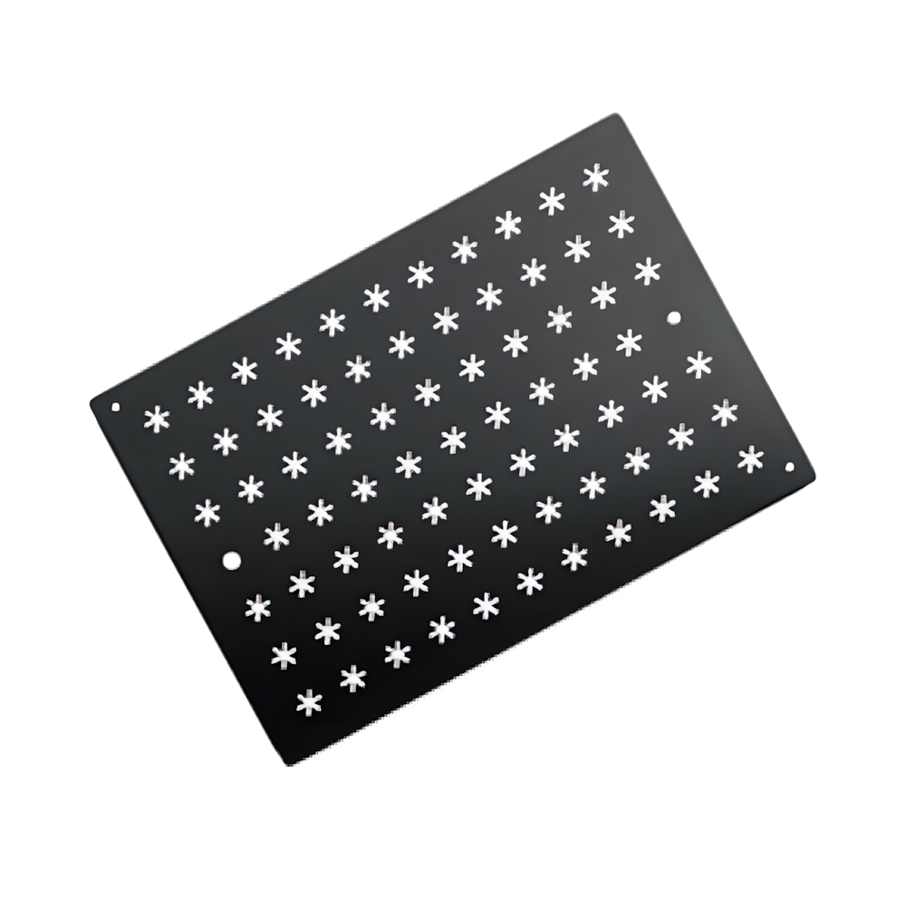1-Unit Blackout Snowflake Pattern Top Board