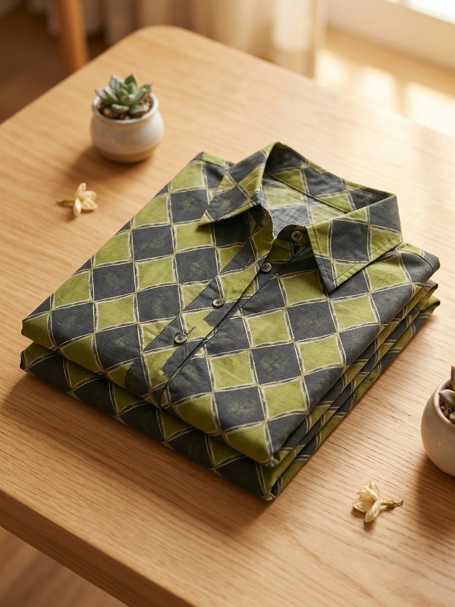 New Arrivals🔥 Women's Spring Retro Print Long Sleeve Mini Shirtdress