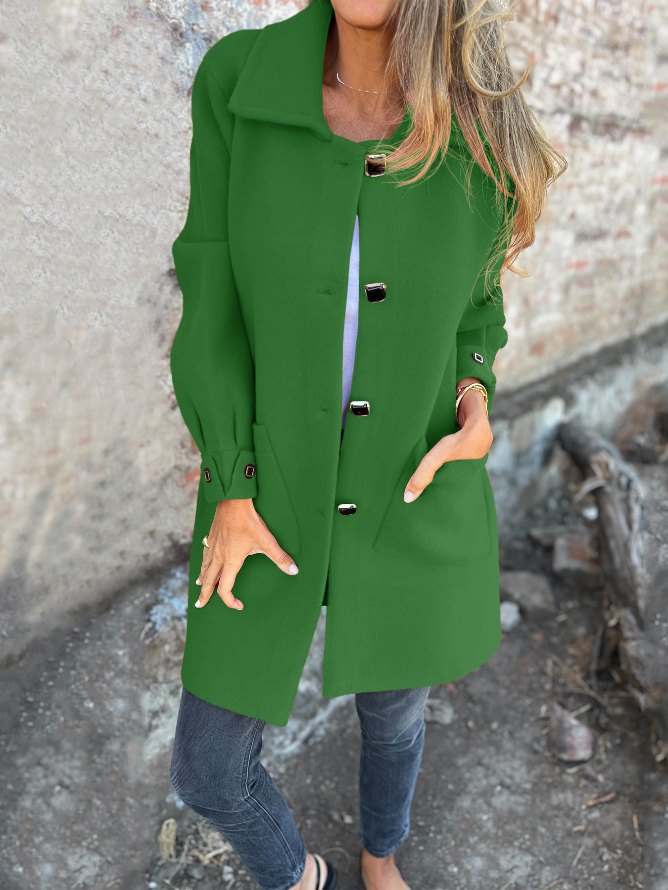 CLEARANCE SALE🔥 Women's Casual Lapel Fleece Jacket-retrostrom