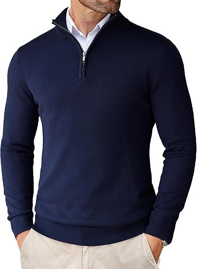NEW🔥 Men's Casual Slim Fit Pullover Sweater Knitted Thermal Sweatshirt-retrostrom