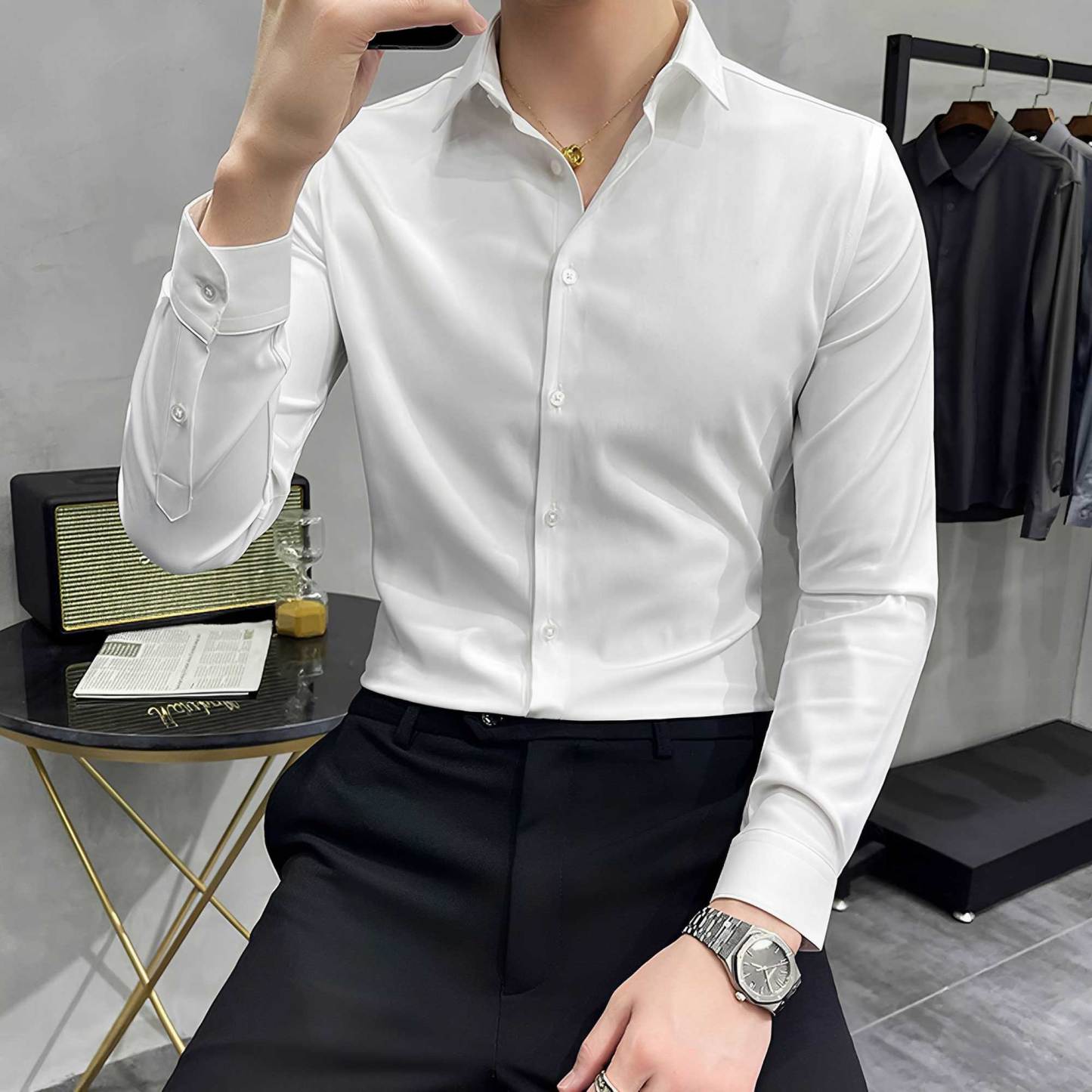 Men's The Go-Anywhere Full Sleeves Shirt-retrostrom