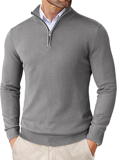 NEW🔥 Men's Casual Slim Fit Pullover Sweater Knitted Thermal Sweatshirt-retrostrom
