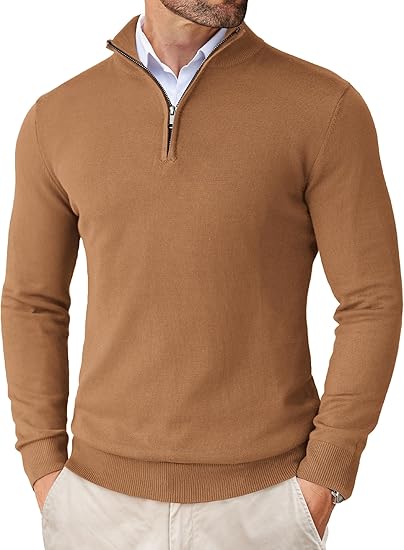 NEW🔥 Men's Casual Slim Fit Pullover Sweater Knitted Thermal Sweatshirt-retrostrom